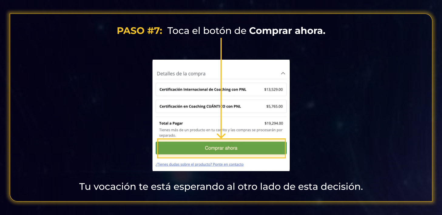 Paso 7: tocar Comprar ahora
